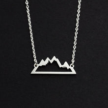 Load image into Gallery viewer, Snowy Mountain Necklace