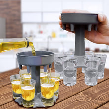 Load image into Gallery viewer, 6-Shot Glass Dispenser and Holder
