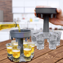 Load image into Gallery viewer, 6-Shot Glass Dispenser and Holder